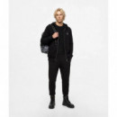 Klj Waffle Sweatpant Black  KARL LAGERFELD