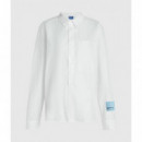 Klj X Pt Boxy Poplin Shirt White  KARL LAGERFELD