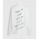 Klj X Pt Boxy Poplin Shirt White  KARL LAGERFELD