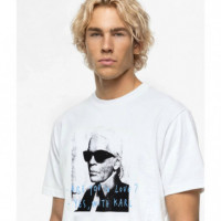 Klj X Pt Relaxed Karl Tee White  KARL LAGERFELD