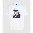Klj X Pt Relaxed Karl Tee White  KARL LAGERFELD