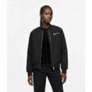 Klj Reversible Faux Fur Bomber Egret  KARL LAGERFELD
