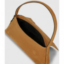 Klj Geo Suede Flap Shb Fur Brown  KARL LAGERFELD