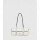 Klj K Logo Ew Shoulderbag Off White  KARL LAGERFELD