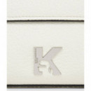 Klj K Logo Ew Shoulderbag Off White  KARL LAGERFELD