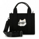 Tote Mini Negro  KARL LAGERFELD