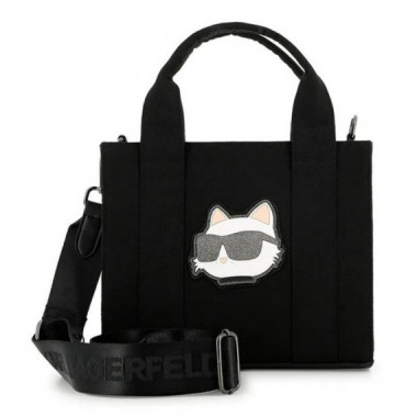 Tote Mini Negro  KARL LAGERFELD