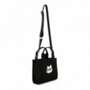 Tote Mini Negro  KARL LAGERFELD