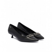 Pasha  Signia Curve Court Black Lthr  KARL LAGERFELD