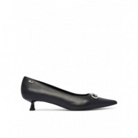 Pasha  Signia Curve Court Black Lthr  KARL LAGERFELD