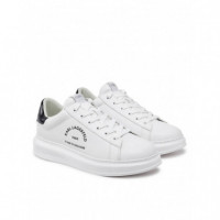 Kapri Mens Maison Karl Lace White Lthr  KARL LAGERFELD