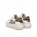 Kapri Embro Patch Python White Lthr  KARL LAGERFELD