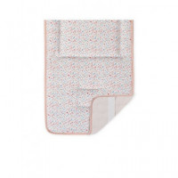 Colchoneta Reversible Silla de Paseo Pétalos Flores INTERBABY