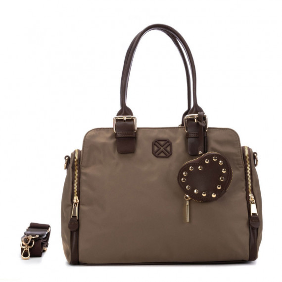 XTI Bolso Bandolera con Cierre de Cremallera 184654-TAUPE