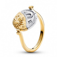 PANDORA Anillo Medallón Reversible en Plata de Ley 164810C01
