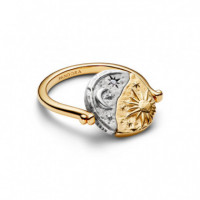 PANDORA Anillo Medallón Reversible en Plata de Ley 164810C01
