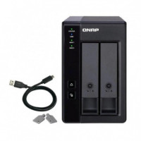 Unidad Externa QNAP TR-002 2 Bahías 3.5"/2.5" Usb-c Raid