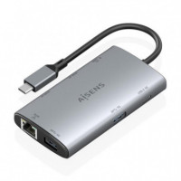 Docking AISENS Usb-c a USB/HDMI/RJ45 (ASUC-7P049-GR)