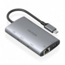 Docking AISENS USB-C a USB/HDMI/RJ45 (ASUC-7P049-GR)