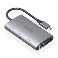 Docking AISENS Usb-c a USB/HDMI/RJ45 (ASUC-7P049-GR)