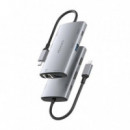 Docking AISENS USB-C a USB/HDMI/RJ45 (ASUC-7P049-GR)
