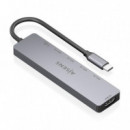 Docking Station AISENS USB-C a 4xUSB-A/1xHDMI 4K (ASUC-6P047-GR)