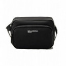 Klj Coated Pu Camera Bag Black  KARL LAGERFELD