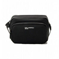 Klj Coated Pu Camera Bag Black  KARL LAGERFELD