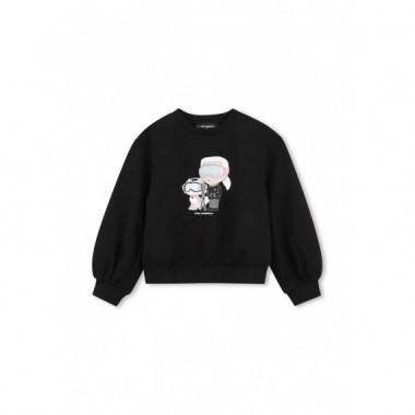 Sudadera Juniors Negro  KARL LAGERFELD