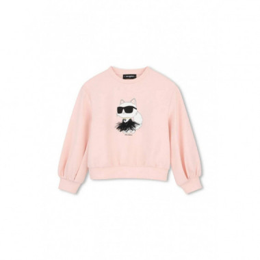 Sudadera Juniors Rosa  KARL LAGERFELD
