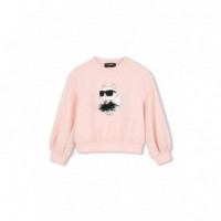 Sudadera Juniors Rosa  KARL LAGERFELD