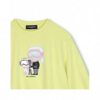 Sudadera Juniors Amarillo  KARL LAGERFELD