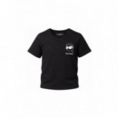 Camiseta Juniors M.c. Negro  KARL LAGERFELD