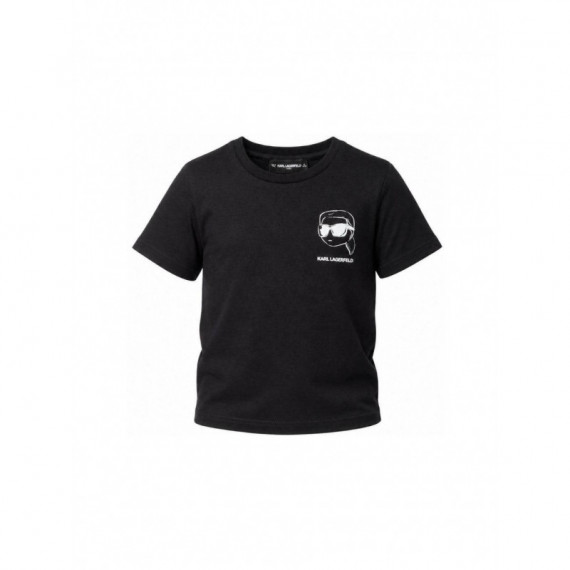 Camiseta Juniors M.c. Negro  KARL LAGERFELD