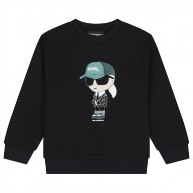 Sudadera Juniors Negro  KARL LAGERFELD