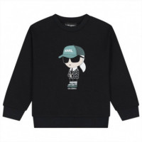 Sudadera Juniors Negro  KARL LAGERFELD