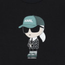 Sudadera Juniors Negro  KARL LAGERFELD