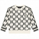 Sudadera Beig/negro  KARL LAGERFELD