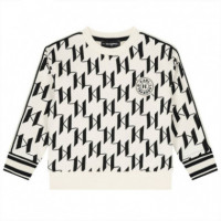 Sudadera Beig/negro  KARL LAGERFELD