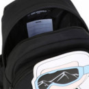 Mochila  Juniors Negro  KARL LAGERFELD