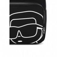 Mochila Junior Negro  KARL LAGERFELD