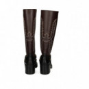 BOTA COWBOY PIEL MOKA/NEGRO