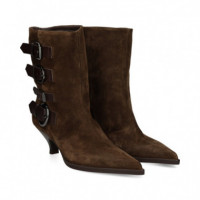 BOTIN HEBILLAS LADO ANTE MOKA