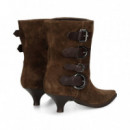 BOTIN HEBILLAS LADO ANTE MOKA