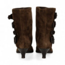 BOTIN HEBILLAS LADO ANTE MOKA