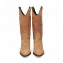 BOTA COWBOY SERRAJE CUERO