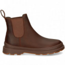 Botin Chelsea Nobuck Marron  CAMPER