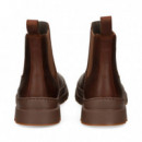 Botin Chelsea Nobuck Marron  CAMPER