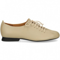 Blucher Cordones Piel Beige  CAMPER