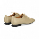 Blucher Cordones Piel Beige  CAMPER